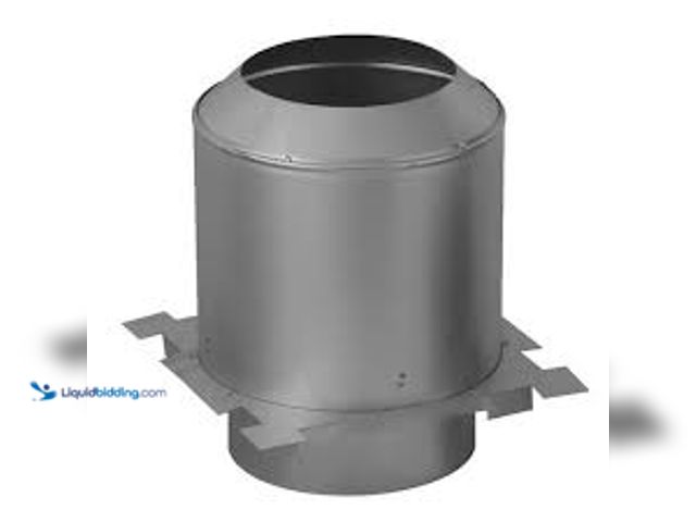 Lot 49-3539867 - DuraVent 6DVL-12ADJ 6" Inner Diameter - DVL Stove Pipe - Double - Black. Model#0662492009468. Unused