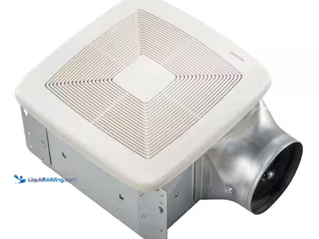 Lot 49-1623861 - Broan-NuTone QTXE Series 80 CFM Ceiling Bathroom Exhaust Fan White ENERGY STAR, Model # QTXEG080, Un...