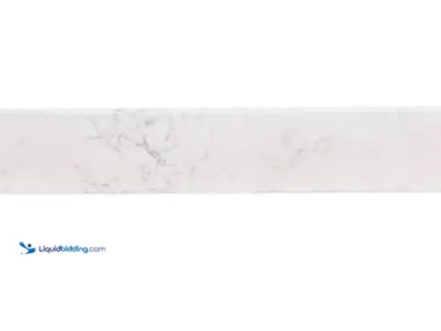 Lot 49-3615912 - Home Decorators Collection 21 in. W Cultured Marble Vanity Side Splash in Pulsar, Model # SSSE21-PR,...