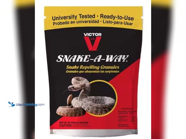 Lot 49-2022567 - Lot of (4) Victor Snake-A-Way 4LB Repellent Granules for Garter & Rattlesnakes, Model # VP364B, MSRP...