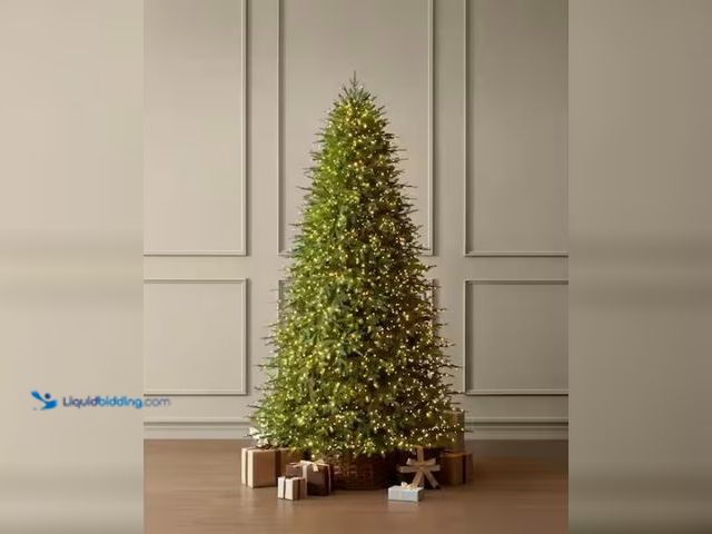 Lot 49-1546926 - Home Decorators Collection 9 ft. Grand Duchess Twinkling Balsam Fir LED Pre-Lit Artificial Christmas...