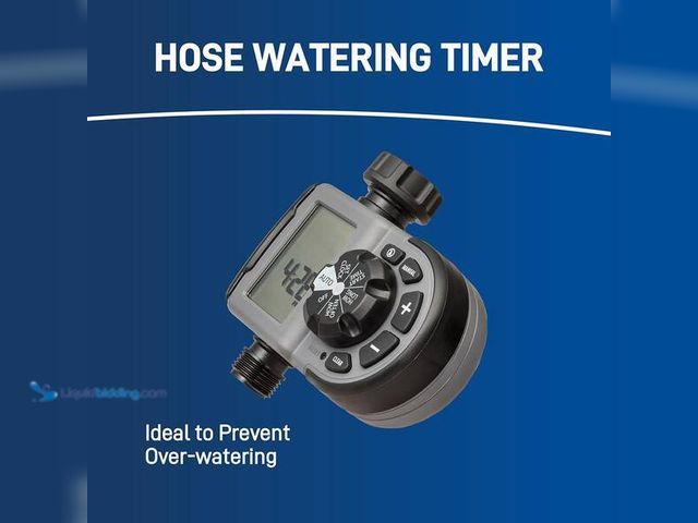 Lot 49-5452691 - Orbit
1-Outlet Programmable Hose Watering Timer Sprinkler Timer. SKU # 1001079220 Item is used.