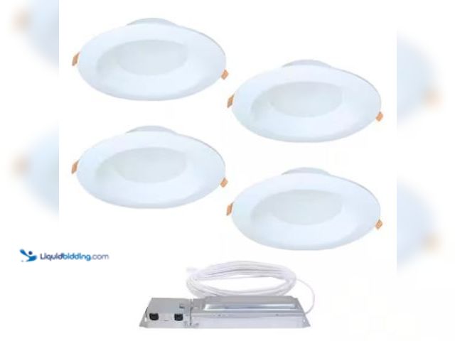 Lot 49-2025363 - HALO QuickLink Low Voltage, 6 in. Selectable CCT 2700-5000K, 600 Lumens, Recessed Canless LED Starte...
