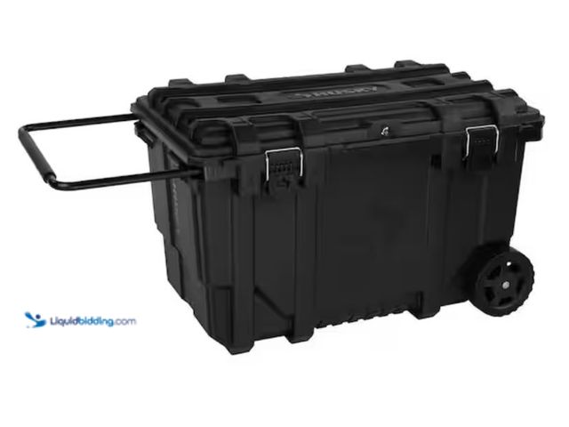 Lot 49-2005517 - Husky Black Large 37 in. Heavy Duty Rolling Toolbox with Tool Tray and Keyed Lock, Model # 999-8201,...