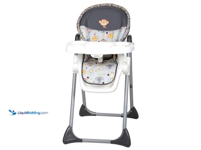 Lot 49-5408617 - Baby Trend Sit-Right High Chair, Bobble Heads. [ASIN: B00MD1QI0A] Unused