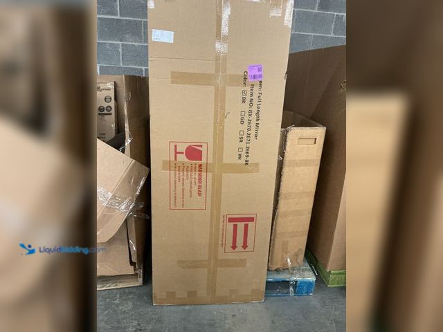 Lot 49-5487305 - 67" x 25" Black Full Length Mirror Unused