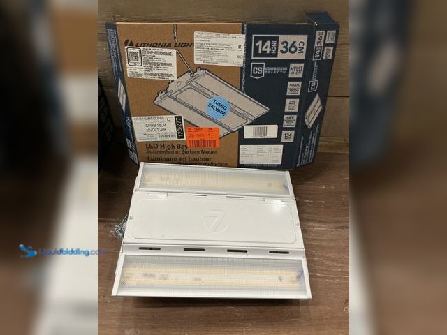 Lot 49-3528517 - Lithonia Lighting Compact Pro LED High Bay Light, Ceiling Lighting Fixture, 18,000 Lumens, 4000K Coo...