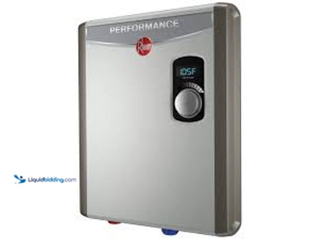 Lot 49-5407249 - Rheem Performance 18 kW 3.51 GPM 240-Volt Self-Modulating Electric Tankless Water Heater.  Model # R...