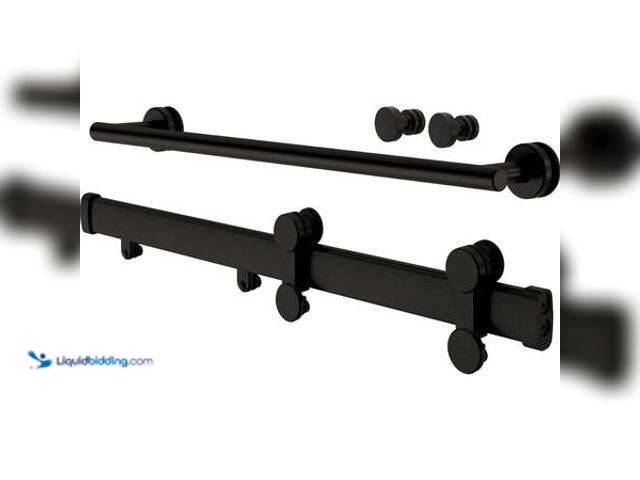 Lot 49-5541946 - Delta Flannigan 48 in. to 60 in. W x 3.75 in. D Contemporary Frameless Sliding Shower/Tub Hardware A...