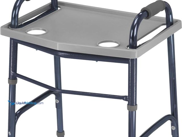 Lot 49-3511735 - DMI Walker Tray With Cup Holders, Walker Tray For Folding Walkers, Mobility Accessory for Seniors, T...