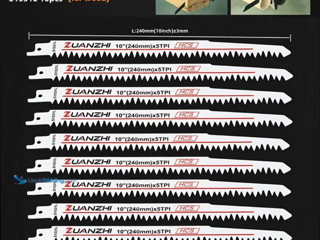 Lot 49-1831422 - New 10pcs Reciprocating Saw Blades