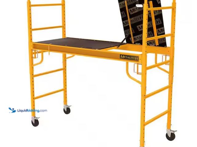 Lot 49-1576231 - Metal Tech Safe climb 6 ft. Baker Scaffold with Platform and Included Trap Door, 1250 lbs. Load Capa...