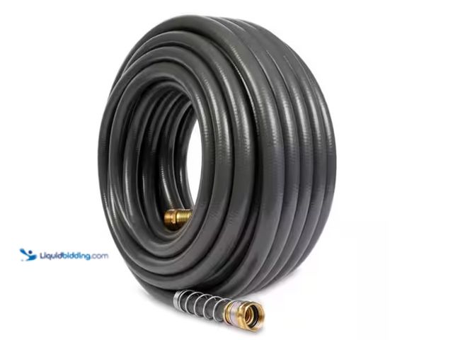 Lot 49-1575443 - Gilmour Flexogen 5/8 in. x 75 ft. Gray Premium Grade Hose, Model # 7679020, Unused  Ref#ASRHD0130