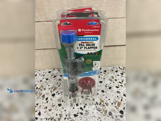 Lot 49-5437844 - Lot of 3. Fluidmaster PerforMAX Universal High Performance Toilet Fill Valve and 2 in. Flapper Repai...