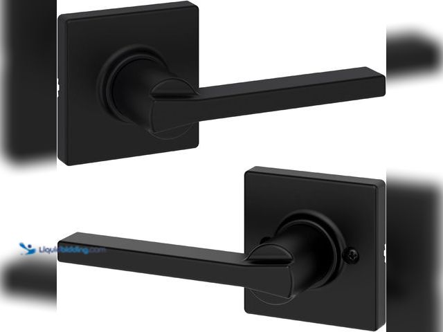 Lot 49-5538543 - QTY 2 - Kwikset Casey Interior Passage Door Handle, Lever For Closet and Hallway Doors, Reversible N...