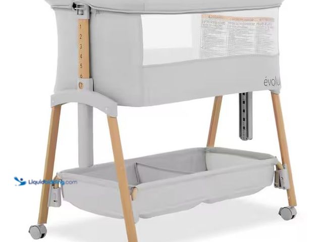 Lot 49-5520657 - Evolur
Light Gray Lullaby Portable Bassinet with wheels, Factory Sealed
