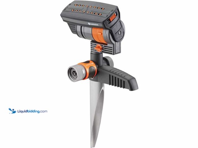 Lot 49-5484727 - Sprinkler
ZoomMaxx Oscillating Sprinkler On Metal Spike 2400 Sq Ft. Coverage New