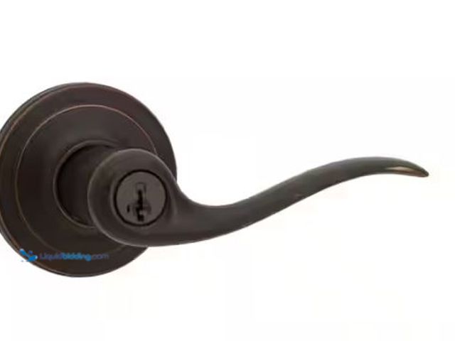 Lot 49-3530386 - Kwikset
Tustin Venetian Bronze Exterior Entry Door Handle Featuring SmartKey Security Internet # 20...