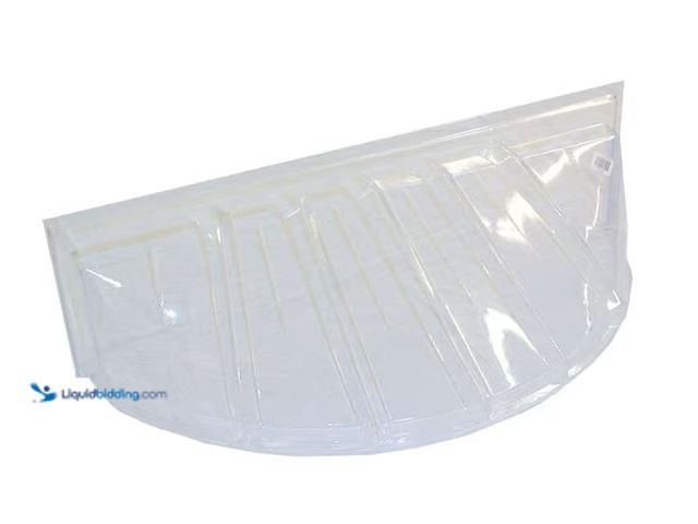 Lot 49-5561074 - MacCourt
44.5 in. W x 14.25 in. H x 17.625 in. D Round Plastic Window Well Cover, Unused in a PK of...