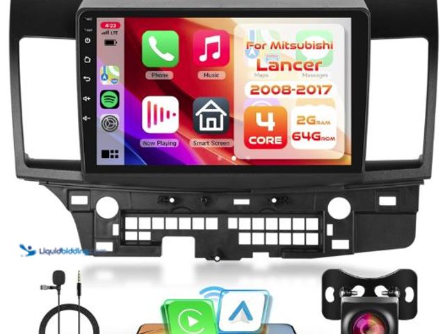 Lot 49-5436669 - 2+64G Android Car Stereo for Mitsubishi Lancer 2008-2017 with Wireless Carplay Android Auto Car Radi...