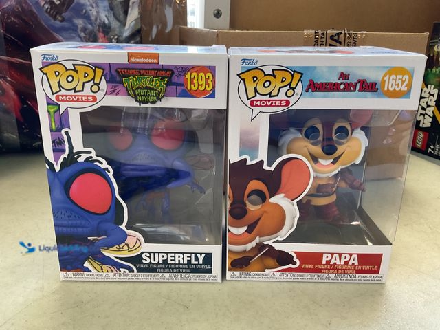 Lot 49-5515065 - Other LOT OF 2 FUNKO POP FIGURES NEW IN BOXES INCLUDING SUPERFLY #1393 AND PAPA #1652