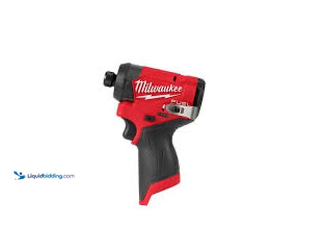 Lot 49-5479069 - Milwaukee M12 FUEL 12-Volt Lithium-Ion Brushless Cordless 1/4 in. Hex Impact Driver Compact Kit. Mod...