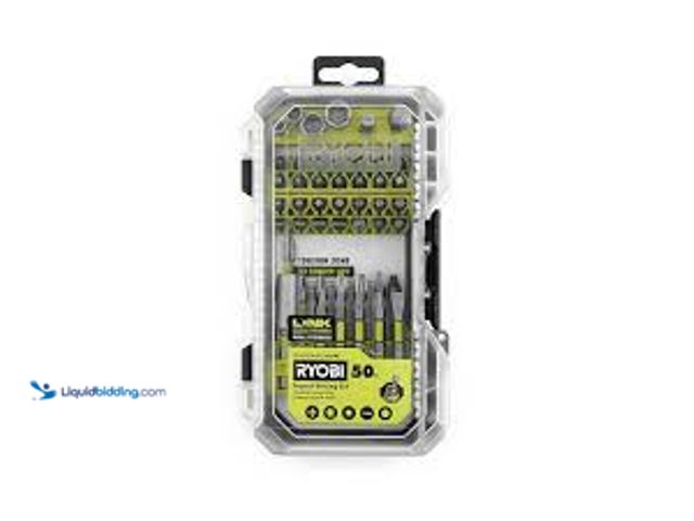 Lot 49-5479014 - Qty 2 - RYOBI Impact Rated Driving Set (70-Piece) Model #  A967002 Unused