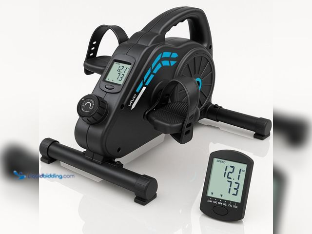 Lot 49-5410274 - Vive Under Desk Bike - Magnetic Pedal Exerciser - Indoor Cycling Bike Stationary - Arm Leg Seated De...