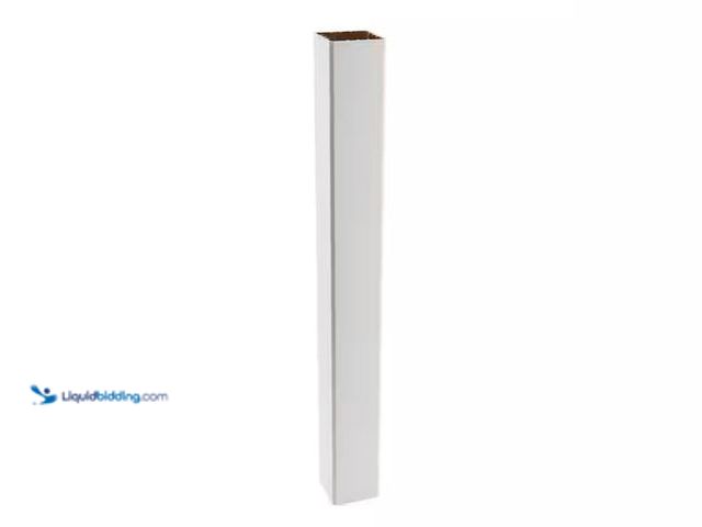 Lot 49-2006707 - Trex Transcend 6 in. x 6 in. x 39 in. Classic White Composite Deck Post Sleeve, Model # 5457271, Unu...