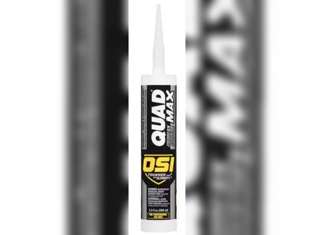 Lot 49-5436342 - Qty 3. OSI QUAD Max 9.5 fl. oz. White #001 Exterior, Window, Door, and Siding Caulk Sealant. Model #...