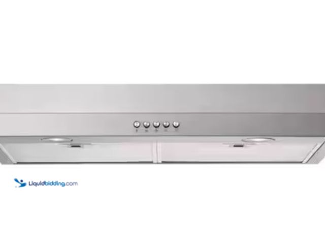 Lot 49-1550374 - Vissani 30 in. 320 CFM Convertible Under Cabinet Range Hood in Stainless Steel, Model # 1806A7/GP11(...