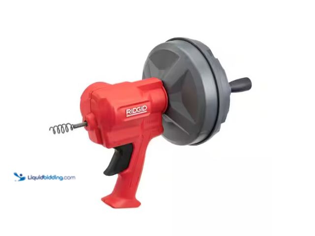 Lot 49-1566603 - RIDGID EZ SPIN Drain Cleaning Snake Auger, Model # 80168, unused  Ref#SR1230