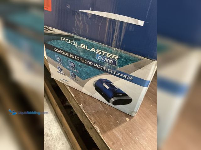 Lot 49-5487545 - POOL BLASTER CX-300 Cordless Robotic Pool Cleaner for Smaller Inground & Above Ground Pools, 2.5 Hr ...