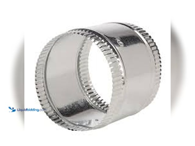 Lot 49-5483750 - QTY 5 - Master Flow 12 in. Flexible Duct and Sheet Metal Connector Splice Collar.  Model # FC12. Unu...