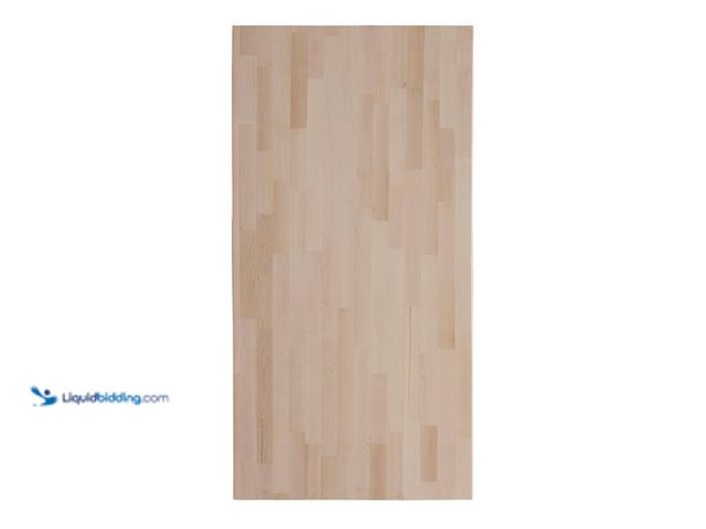 Lot 49-5508913 - Hampton Bay
6 ft. L x 39 in. D Unfinished Birch Butcher Block Island Countertop in With Standard Ed...