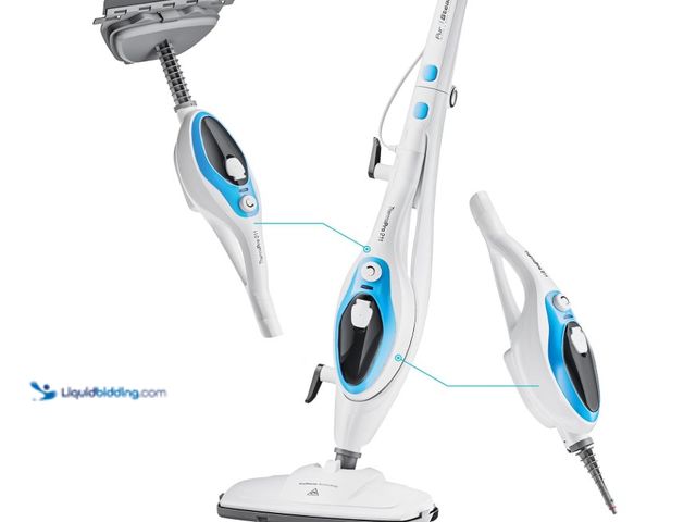 Lot 49-3431524 - PurSteam 10-in-1 Steam Mop, Floor Steamer with Detachable Handheld Steam Cleaner for Tile, Hardwood ...