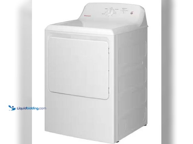 Lot 49-1549456 - Hotpoint 6.2 cu. ft. vented Electric Dryer in White with Auto Dry, Model # HTX26EASWWW, Unused, Unab...