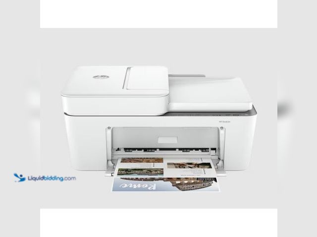 Lot 49-5541792 - HP DeskJet 4258e All-in-One Inkjet Printer, Color Mobile Print, Copy, Scan Up to (unable to test) Un...