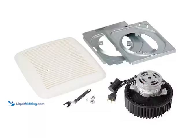 Lot 49-5573273 - Broan-NuTone
QuicKit 60 CFM 3.0 Sones Bathroom Replacement Motor and Grille/Cover, Used