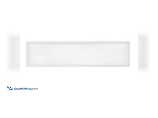 Lot 49-2024141 - Commercial Electric Flexinstall Panel 12 in. x 48 in. White Integrated LED Flat Panel Light with 5CC...