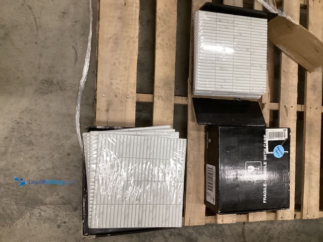 Lot 49-5454235 - Jeffrey Court Doric Carrara Mosaic Tile. Item is Unused 3 cases