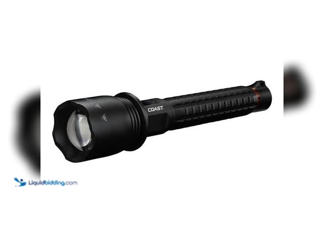 Lot 49-2021717 - Coast XP46R 8000 Lumens LED Rechargeable Flashlight. Model # 31066. MSRP $66.40 New.