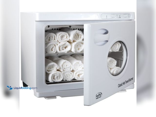 Lot 49-3513555 - ForPro Professional Collection Classic Hot Towel Warmer Cabinet, 23L Extra Large Capacity, Two Stain...