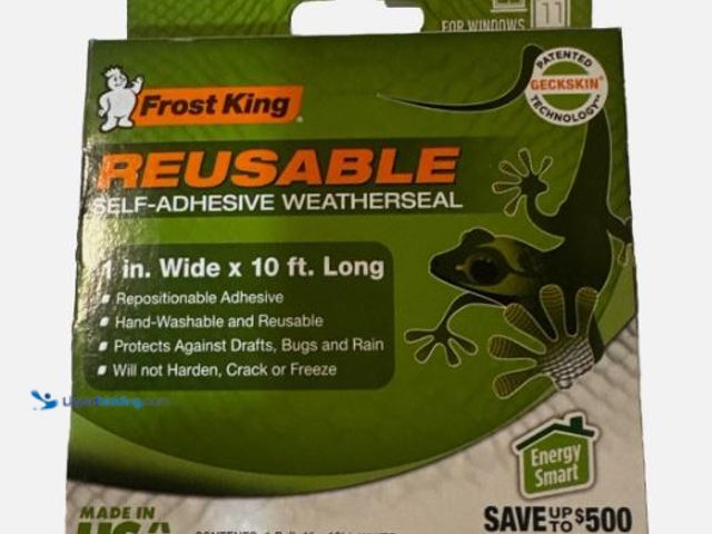 Lot 49-5486057 - Frost King 1 In. x 10 Ft. Reusable Self-Adhesive Weatherseal GS110 Frost King Item is unused ina PK ...