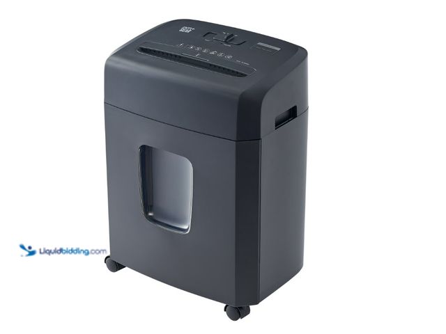Lot 49-1622959 - Pen+Gear 10-Sheet Cross-cut Paper/Credit Card Shredder with 4 Gallon Bin, Black, Home and Office Use...
