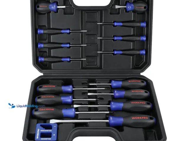 Lot 49-1814419 - New WORKPRO 16-Piece Magnetic Screwdriver Set