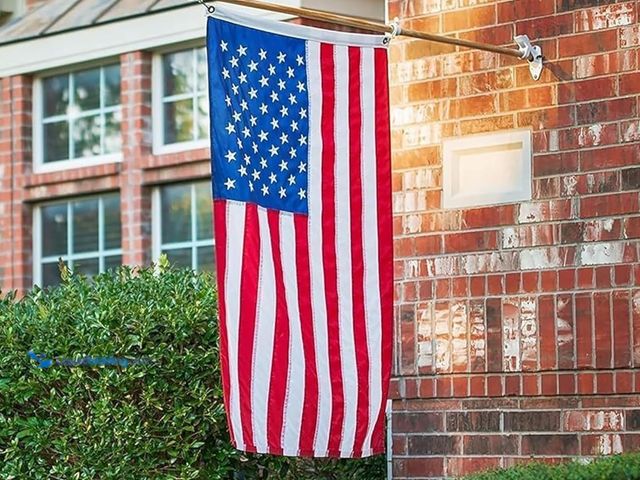 Lot 49-3481697 - American Flag 5x8 Ft Indestructible Outdoor, Long Lasting, Heavy Duty, Tear Proof Polyester, Fade Re...