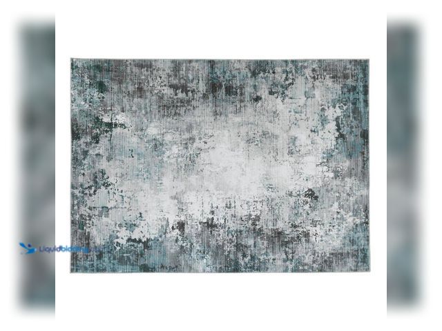 Lot 49-5408129 - Home Decorators Collection Harmony Gray 5 ft. x 7 ft. Abstract Indoor Machine Washable Area Rug. [Mo...