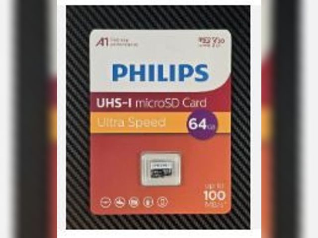Lot 49-3600237 - Lot of (4) Philips UHS-I MicroSD Card Ultra Speed 64GB Model # FM32TF064B/93, New  Ref#LBREL