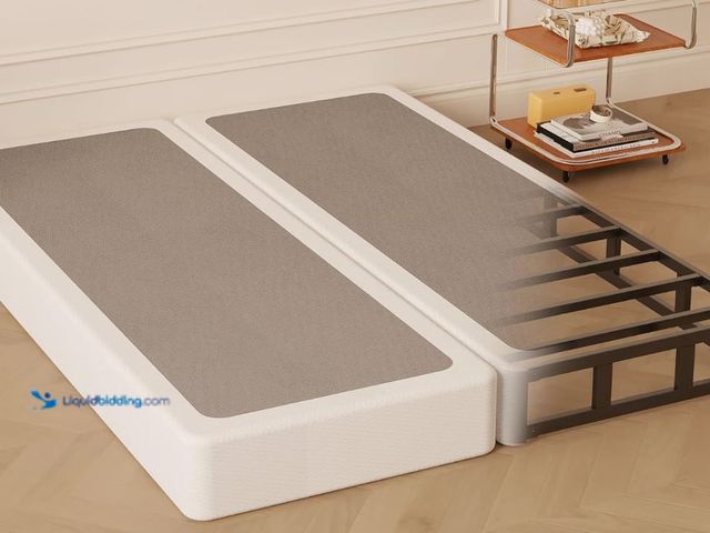 Lot 49-2026239 - Maenizi Split Queen Box Spring 5 Inch Low Profile. Model #B0FP1XK694. MSRP: $175.99. Unused.  Ref#ME...